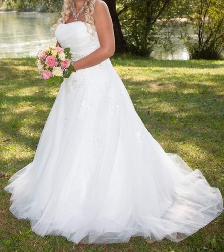 Brautkleid ivory mit - ivory,