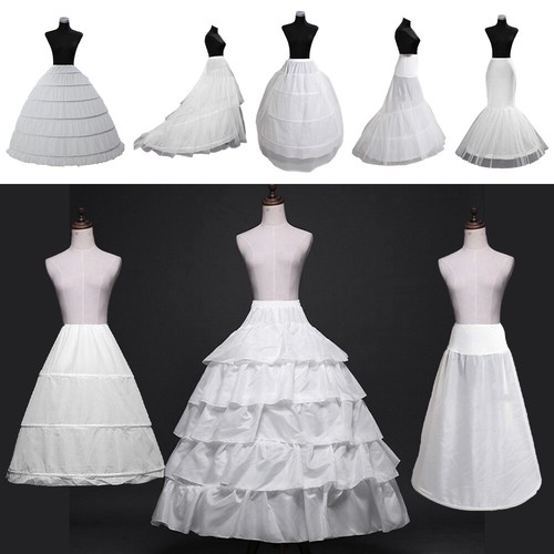 Brautkleid weiß unterrock - weiß,