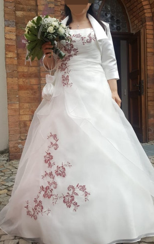 Brautkleid mit reifrock - brautkleid,