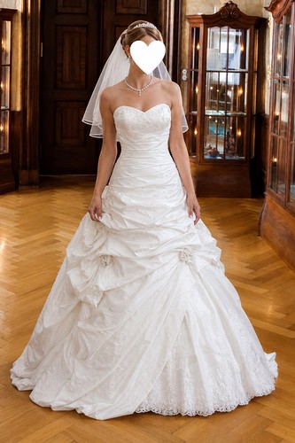 Brautkleid ivory größe 40 - brautkleid,