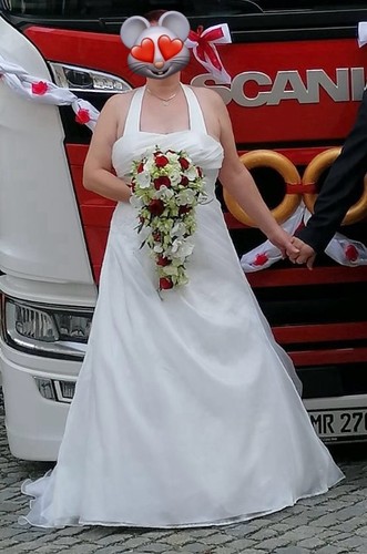 Brautkleid mit reifrock - mit,