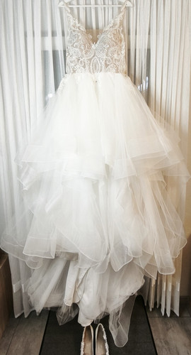 Brautkleid inkl reifrock - brautkleid,