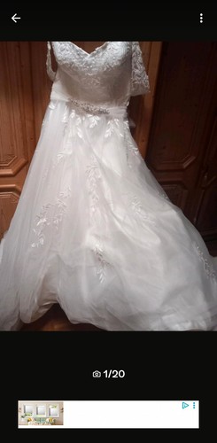Brautkleid reifrock - brautkleid,gr.42,,