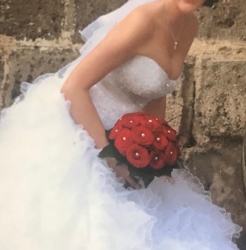 Brautkleid rein weiß - brautkleid, 38